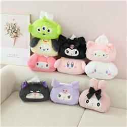 Kuromi anime Plush tissue box 21*14*9cm