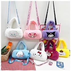 Kuromi anime plush shoulder bag 24*29*11cm