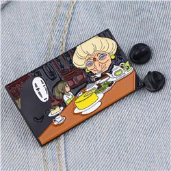 Spirited Away anime pin 5pcs a set