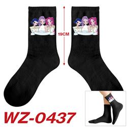 Kpop demon hunters anime socks 5pcs a set