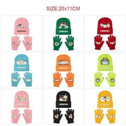 Chiikawa anime hat and glove set