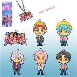 Kpop demon hunters anime necklace