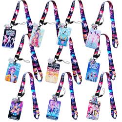Kpop demon hunters anime lanyard phonestrap7*11cm price for 10 pcs