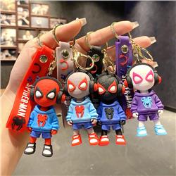spider man anime keychain