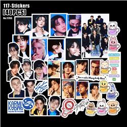 Straykids anime stickers 40pcs a set