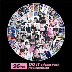 Straykids anime stickers 96pcs a set