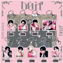 Straykids anime keychain