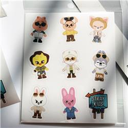 Straykids anime stickers