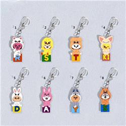 Straykids anime keychain