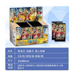One Piece anime card 20pcs a set