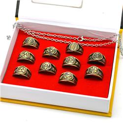Naruto Anime ring set