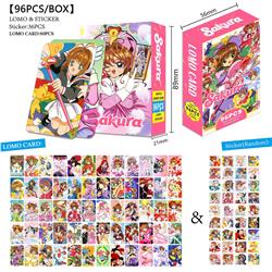 Card Captor Sakura anime lomo cards price for a set of 96 pcs