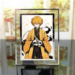 Demon slayer kimets anime crystal photo frame