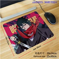 Naruto anime mouse pad 30*25*0.3cm
