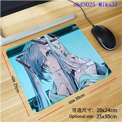 Hatsune Miku anime mouse pad 30*25*0.3cm