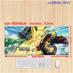 One Piece anime mouse pad 90*30*0.3cm
