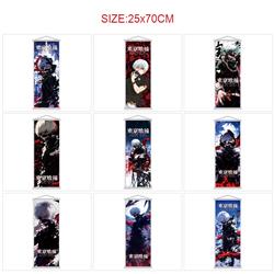 Tokyo Ghoul anime wallscroll 25*70cm price for 5 pcs