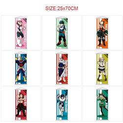 My Hero Academia anime wallscroll 25*70cm price for 5 pcs