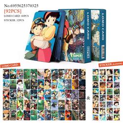 Spirited Away anime lomo cards price for a set of 92pcs