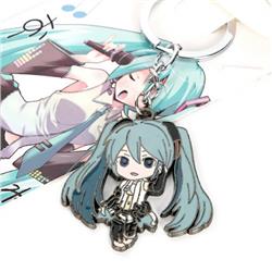 Hatsune Miku anime keychain