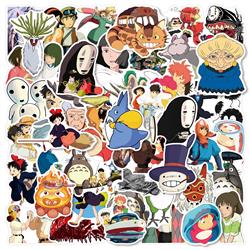 Spirited Away anime waterproof stickers 50pcs a set
