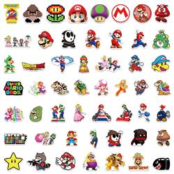 Super Mario anime waterproof stickers 50pcs a set