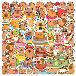 Capybara anime waterproof stickers 60pcs a set