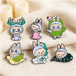 Labubu anime pin