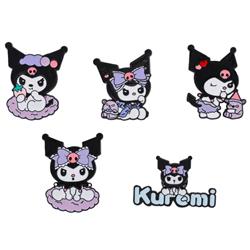 Kuromi anime pin