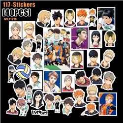 Haikyuu anime stickers 40pcs a set 2 pcs