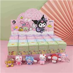 Kuromi anime keychain 24pcs a set