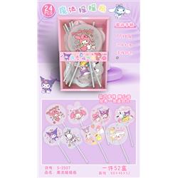Kuromi anime fan 24pcs a set