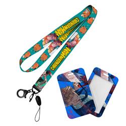 chainsaw man anime lanyard phonestrap 6pcs a set