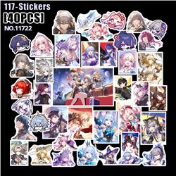 Honkai: Star Rail anime stickers 40pcs a set 2 pcs