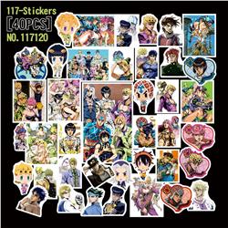 JoJos Bizarre Adventure anime stickers 40pcs a set 2 pcs