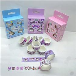 Kuromi anime sticker 12pcs a set