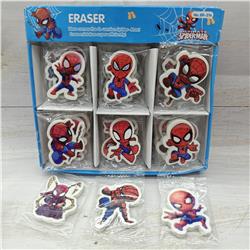 spider man anime eraser 36pcs a set