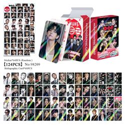 BTS anime lomo cards price for a set of 124pcs