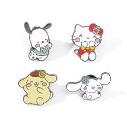 Kuromi anime pin