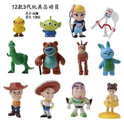 Toy story anime figure 3-6cm 12pcs a set
