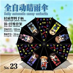 BTS anime umbrella