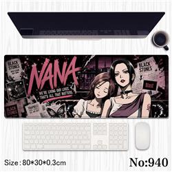NANA anime mouse pad 80*30*0.3cm