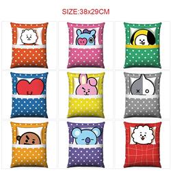 BTS anime cushion 29*38cm