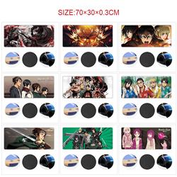 Attack on Titan anime Mouse pad 70*30cm