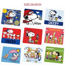 Snoopy anime mouse pad 25*30cm