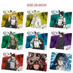 Attack on Titan anime mouse pad 25*30cm