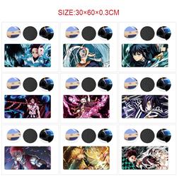Demon slayer kimets anime mouse pad 60*30cm