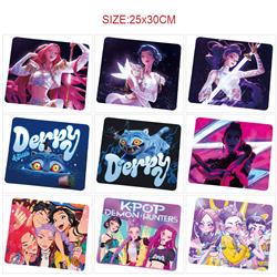 Kpop demon hunters anime mouse pad 25*30cm