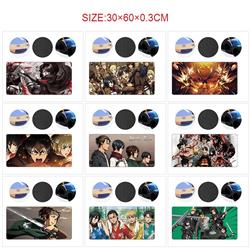 Attack on Titan anime mouse pad 60*30cm