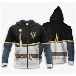 Black clover anime hoodie